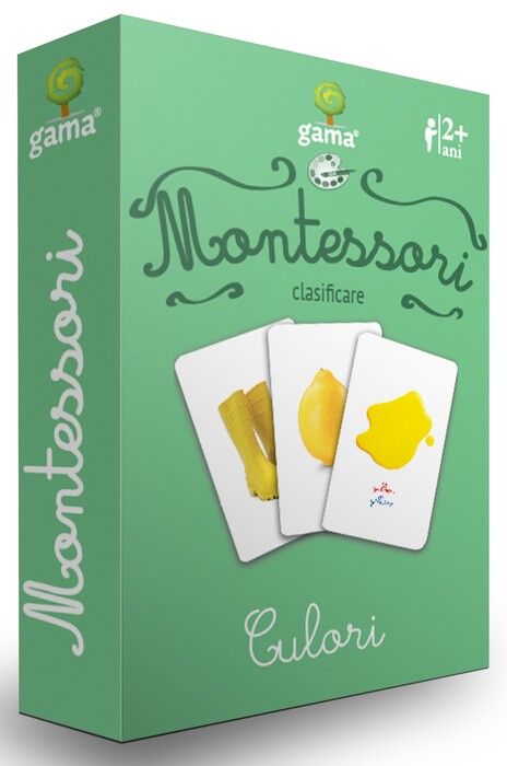 Carduri Montessori Clasificare - Culori